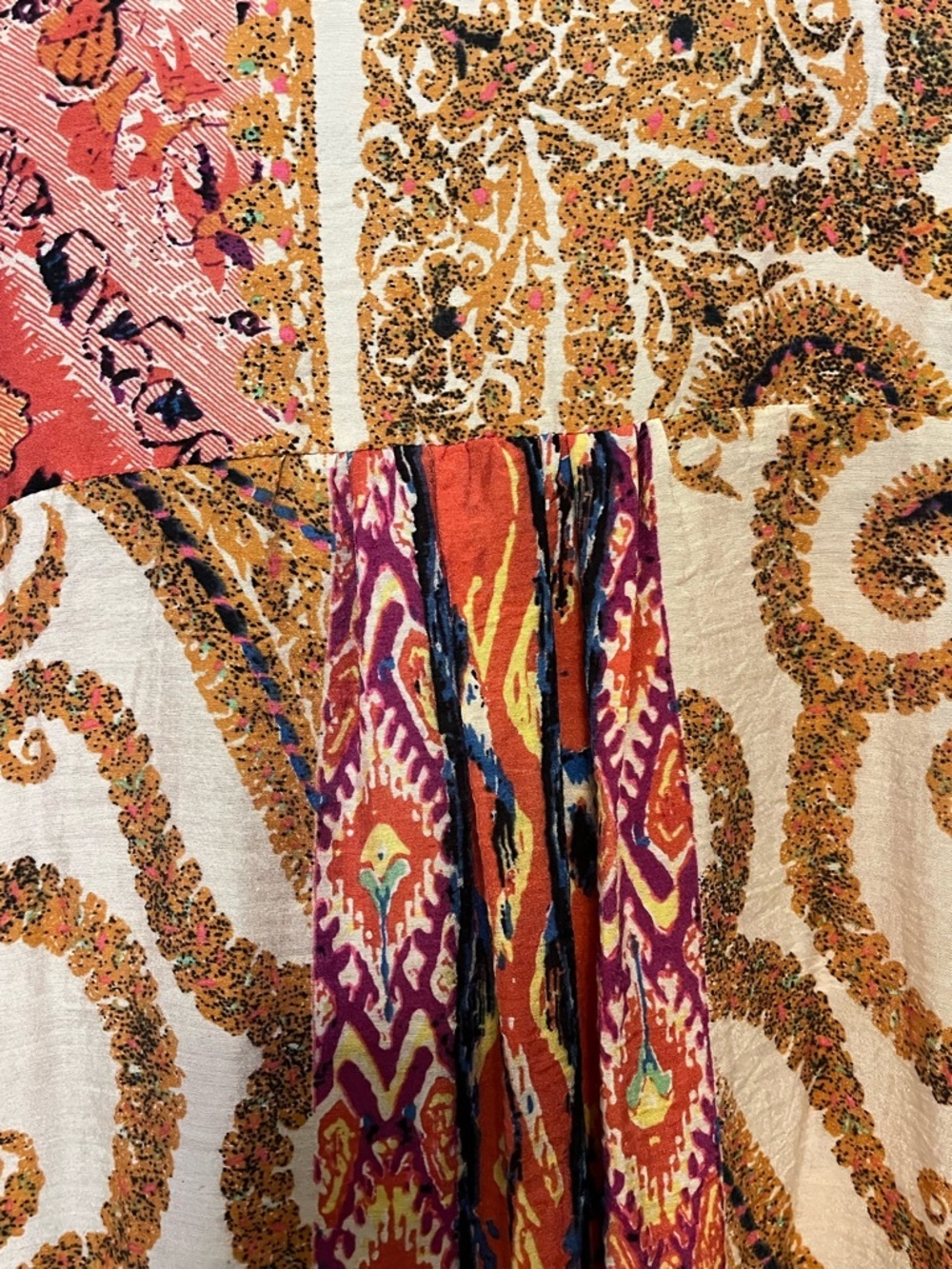 Soft Surroundings Bryn Boho Multicolor Button-Up Tunic Shirt Size 2X - Picture 12 of 16